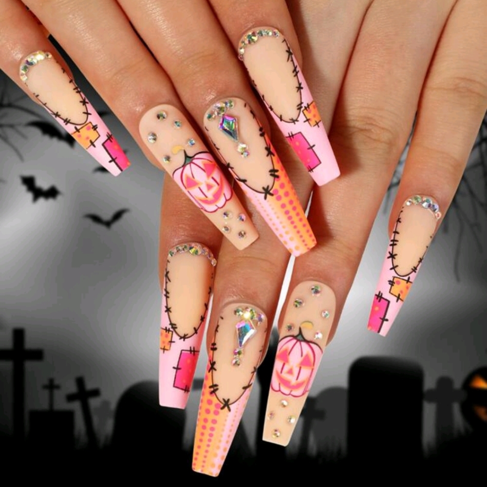 Halloween 🎃 Themed Press on Nails